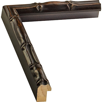 Custom Framing Bamboo Gold, Black and Champagne