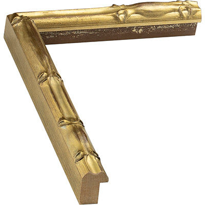 Custom Framing Bamboo Gold, Black and Champagne